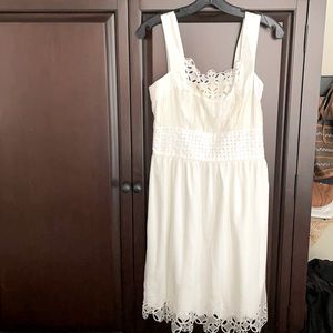 Catherine Malandrino White Eyelet dress Sz 4